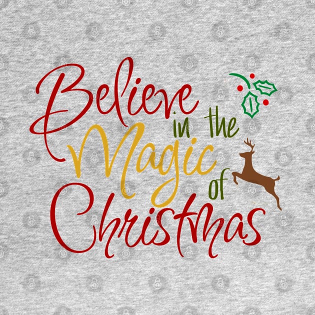 Believe in the magic of Christmas by By Diane Maclaine